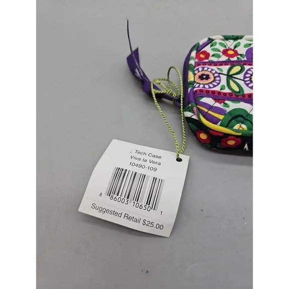Vera Bradley Viva La Vera ID/ Coin Purse Floral New - Picture 2 of 5